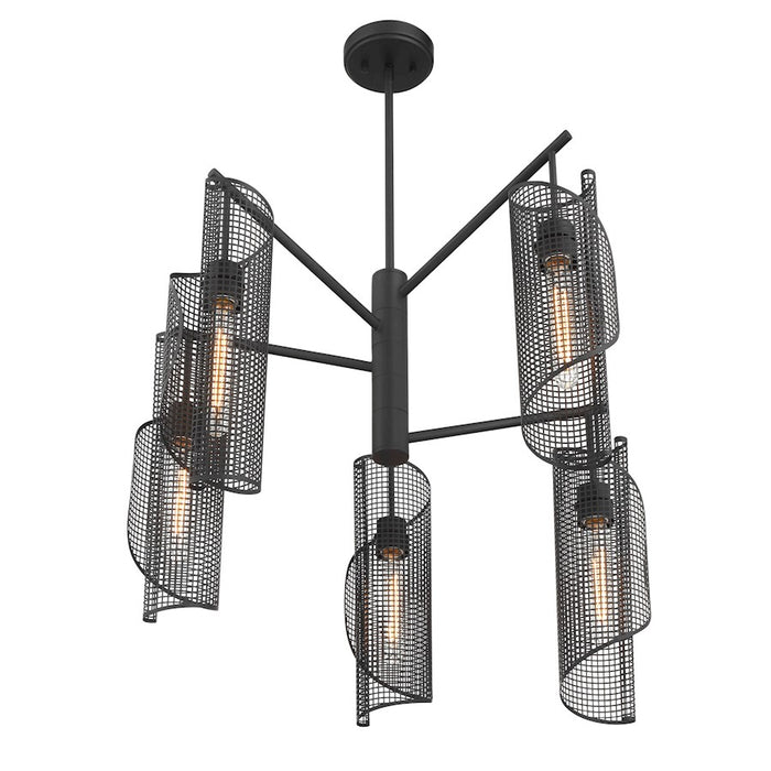 Savoy Essentials Hillbourne 5 Light Chandelier, Matte Black