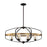 Savoy House Kirkland 6Lt Linear Chandelier, English Bronze/Brass - 1-8042-6-79