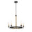 Savoy House Kearney 5-Light Chandelier, Vintage Black/Warm Brass - 1-8071-5-51