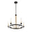 Savoy House Kearney 5-Light Chandelier, Vintage Black/Warm Brass