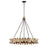 Savoy House Monarch 8Lt Chandelier, Champagne Mist/Coconut Shell