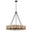 Savoy House Monarch 8Lt Chandelier, Champagne Mist/Coconut Shell