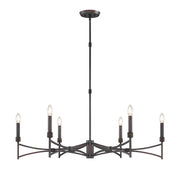 Savoy House Gardner 6 Light Chandelier, Champagne Mist - 1-8166-6-26