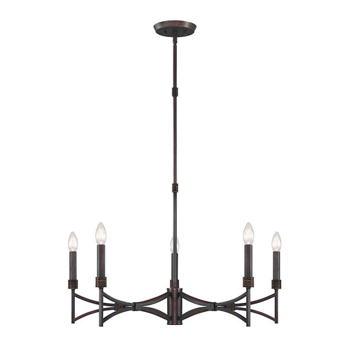 Savoy House Gardner 5 Light Chandelier, Champagne Mist - 1-8167-5-26