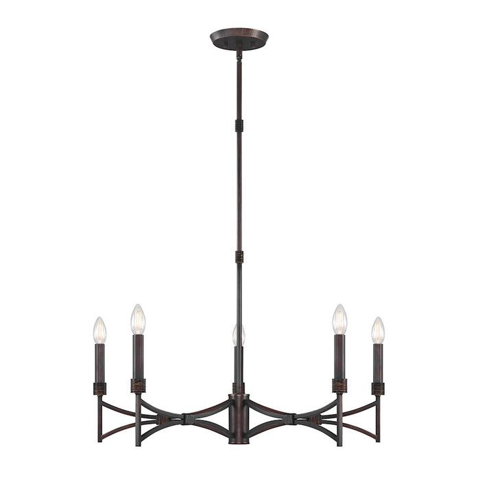 Savoy House Gardner 5 Light Chandelier, Champagne Mist - 1-8167-5-26