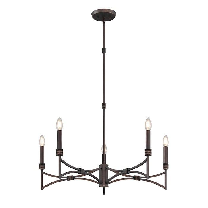 Savoy House Gardner 5 Light Chandelier, Champagne Mist