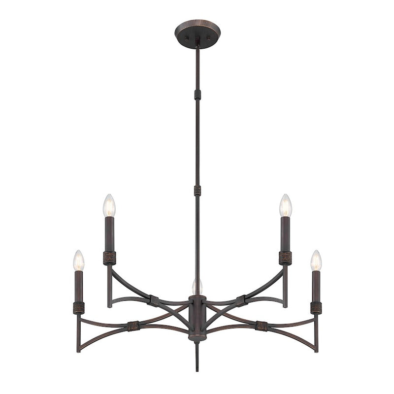Savoy House Gardner 5 Light Chandelier, Champagne Mist