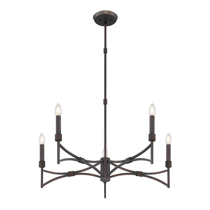 Savoy House Gardner 5 Light Chandelier, Champagne Mist