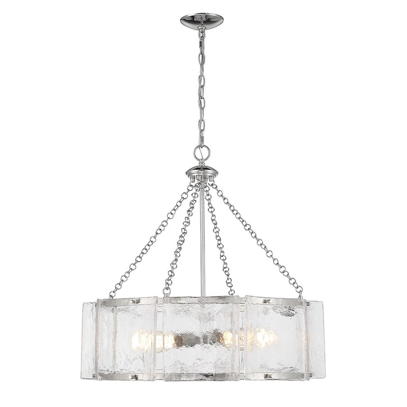 Savoy House Genry 5-Light Pendant, Polished Nickel