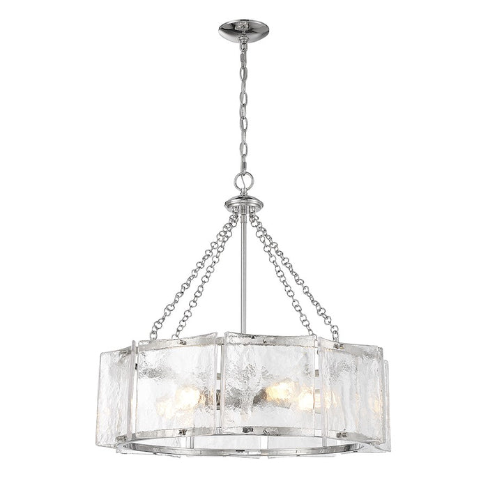 Savoy House Genry 5-Light Pendant, Polished Nickel