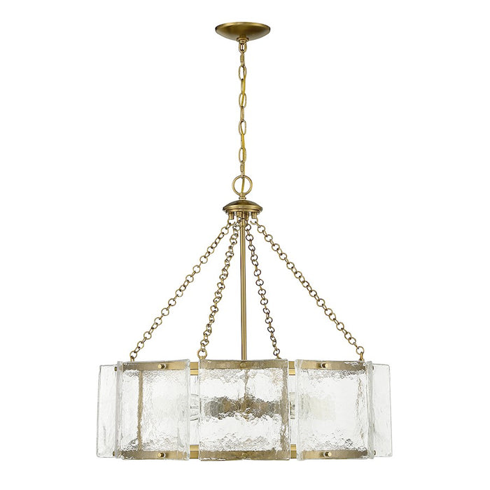 Savoy House Genry 5-Light Pendant, Warm Brass