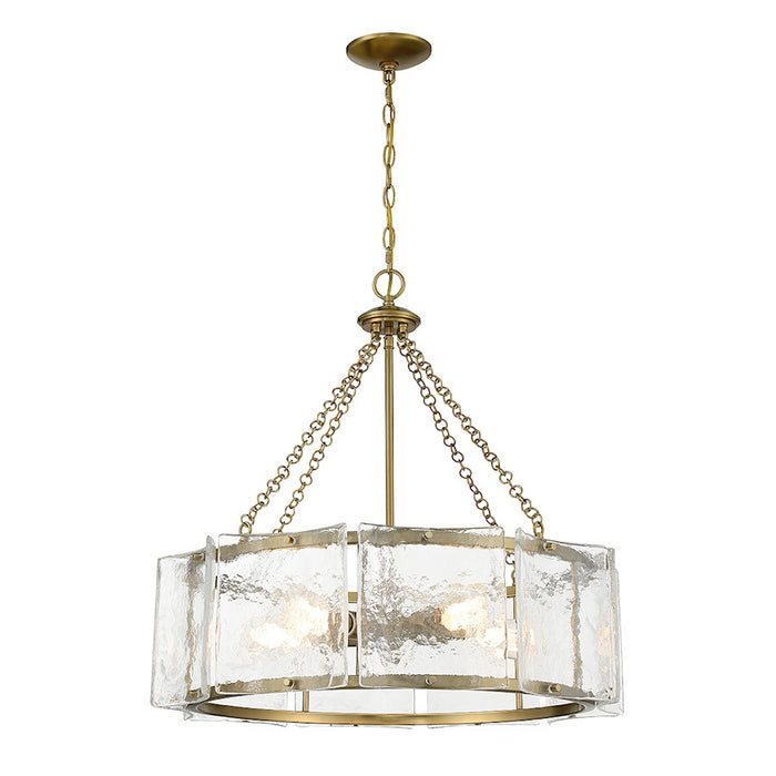 Savoy House Genry 5-Light Pendant, Warm Brass