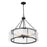 Savoy House Genry 5-Light Pendant, Matte Black