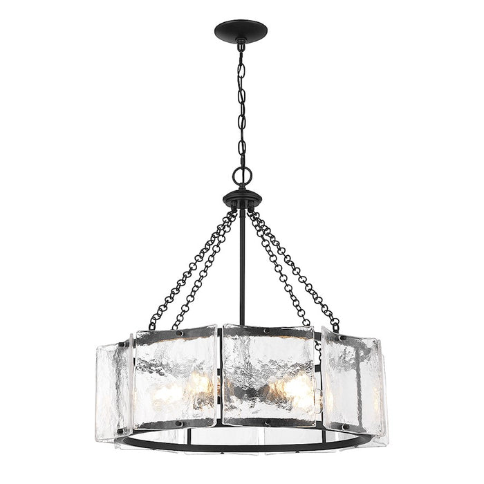 Savoy House Genry 5-Light Pendant, Matte Black