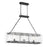 Savoy House Genry 3-Light Linear Chandelier, Matte Black - 1-8203-3-89