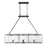 Savoy House Genry 3-Light Linear Chandelier, Matte Black