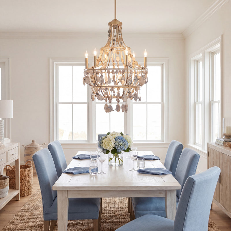 Savoy House Leanne 6 Lt Chandelier, Chandon