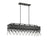 Savoy House Lenoir 5 Light Linear Chandelier, Olde Gray