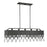 Savoy House Lenoir 5 Light Linear Chandelier, Olde Gray