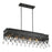 Savoy House Lenoir 5 Light Linear Chandelier, Olde Gray
