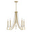 Savoy House Helen 5-Light Chandelier, Warm Brass - 1-8803-5-322