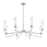 Savoy House Baker 8-Light Chandelier, Polished Nickel