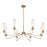 Savoy House Baker 8-Light Chandelier, Warm Brass