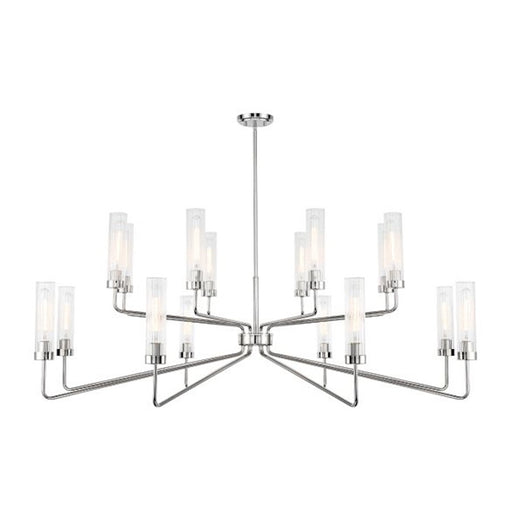 Savoy House Baker 16-Light Chandelier, Polished Nickel - 1-8862-16-109