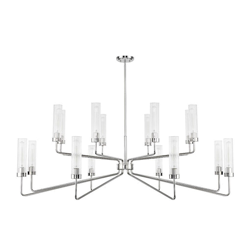 Savoy House Baker 16-Light Chandelier, Polished Nickel