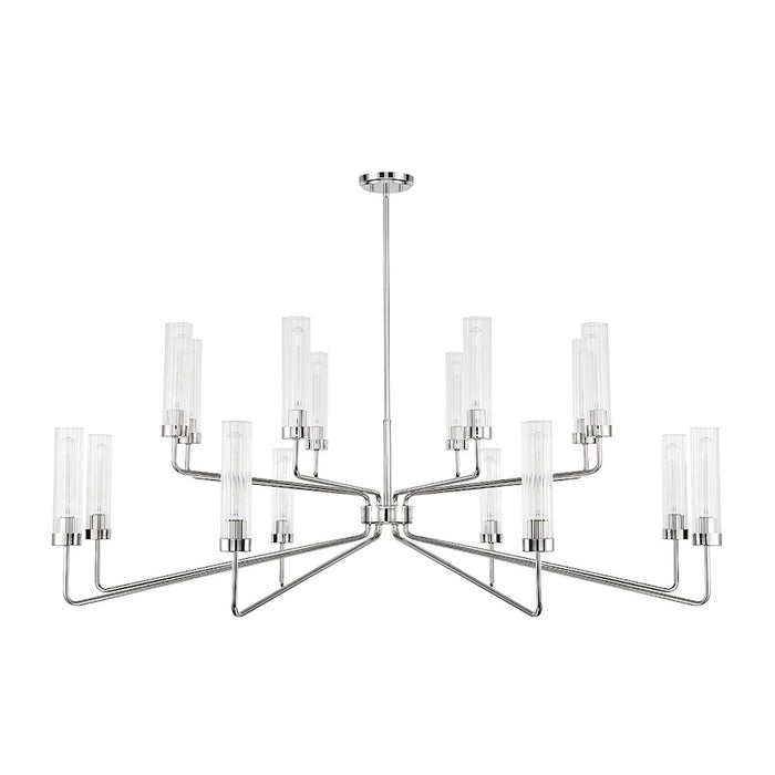 Savoy House Baker 16-Light Chandelier, Polished Nickel