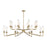 Savoy House Baker 16-Light Chandelier, Warm Brass - 1-8862-16-322