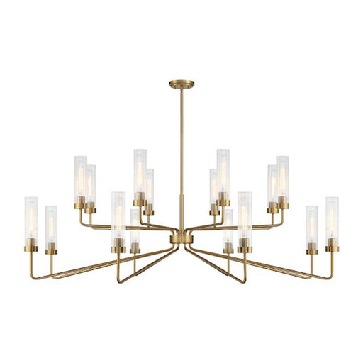 Savoy House Baker 16-Light Chandelier, Warm Brass - 1-8862-16-322