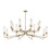 Savoy House Baker 16-Light Chandelier, Warm Brass