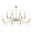 Savoy House Baker 16-Light Chandelier, Warm Brass