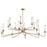 Savoy House Baker 16-Light Chandelier, Warm Brass