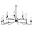 Savoy House Baker 16-Light Chandelier, Matte Black