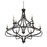 Savoy House Shields 12-Light Chandelier, English Bronze