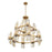 Savoy House Biltmore 12-Light Chandelier, Warm Brass