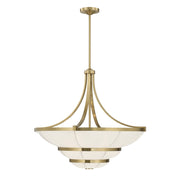 Savoy House Constantine 4Lt Chandelier, Sheer, Warm Brass - 1-9152-4-322