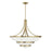 Savoy House Constantine 4Lt Chandelier, Sheer, Warm Brass