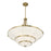 Savoy House Constantine 4Lt Chandelier, Sheer, Warm Brass