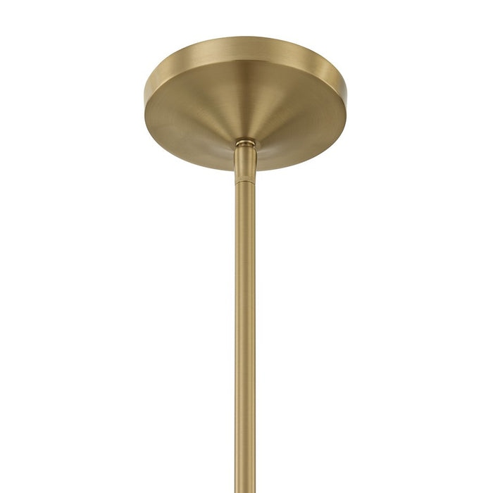 Savoy House Constantine 4Lt Chandelier, Sheer, Warm Brass