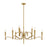 Savoy House Tremont 9 Light Chandelier, Riviera Brass - 1-9417-9-220
