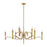 Savoy House Tremont 9 Light Chandelier, Riviera Brass