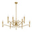 Savoy House Tremont 9 Light Chandelier, Riviera Brass