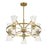 Savoy House Bennington 10-Light Chandelier, Warm Brass