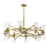 Savoy House Bennington 16-Light Chandelier, Warm Brass