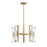 Savoy House Winfield 10-Light Chandelier, Warm Brass