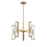 Savoy House Winfield 10-Light Chandelier, Warm Brass