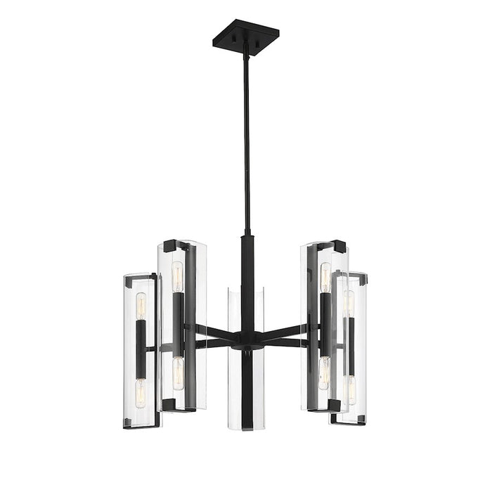 Savoy House Winfield 10-Light Chandelier, Matte Black